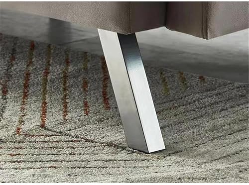 Miniatura 5 de Legend Vansen Futón convertible de tela de terciopelo de 80 pulgadas con dos almohadas, sofá cama con 3 respaldos ajustables, sofá cama grande para