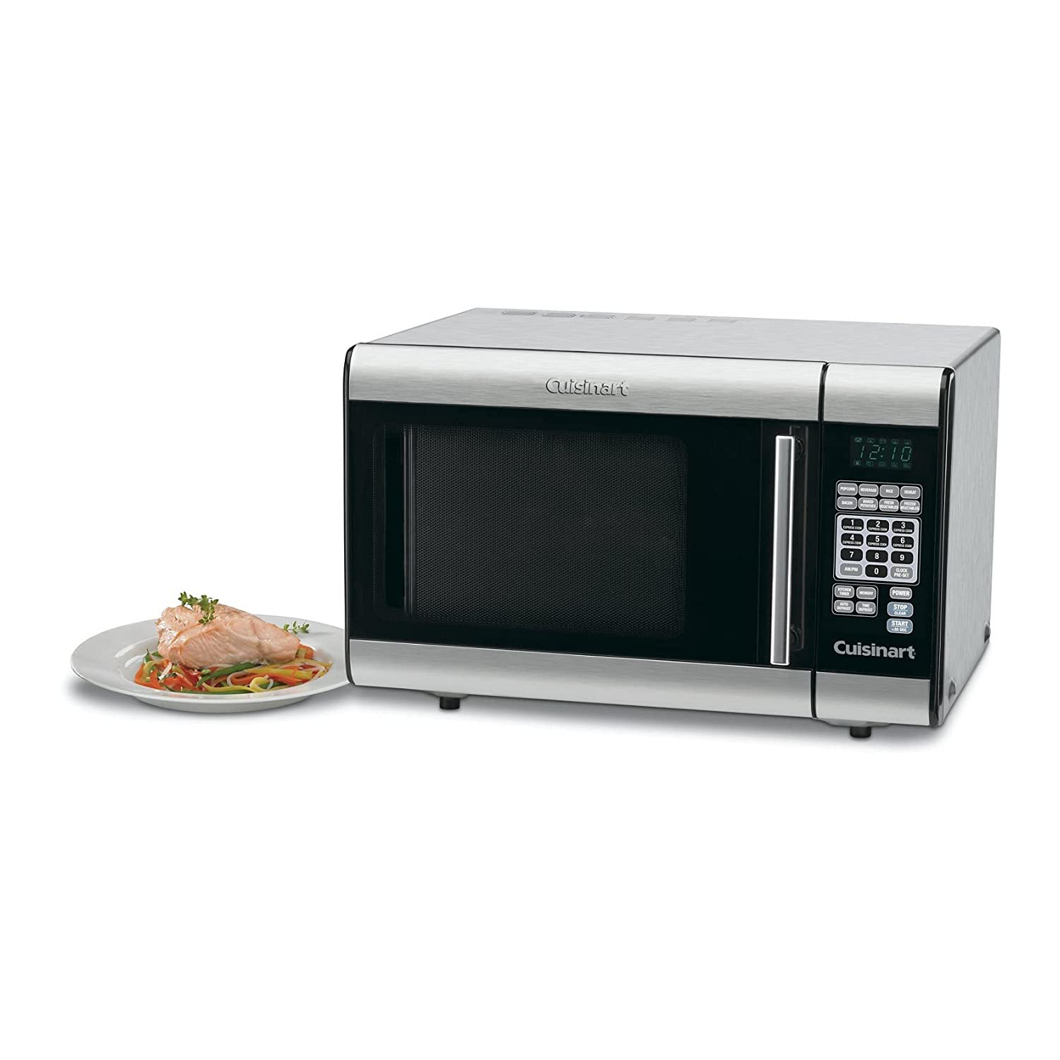 Cuisinart CMW-100 1-Cubic-Foot Stainless Steel Microwave Oven, Brushed Chrome, view 3