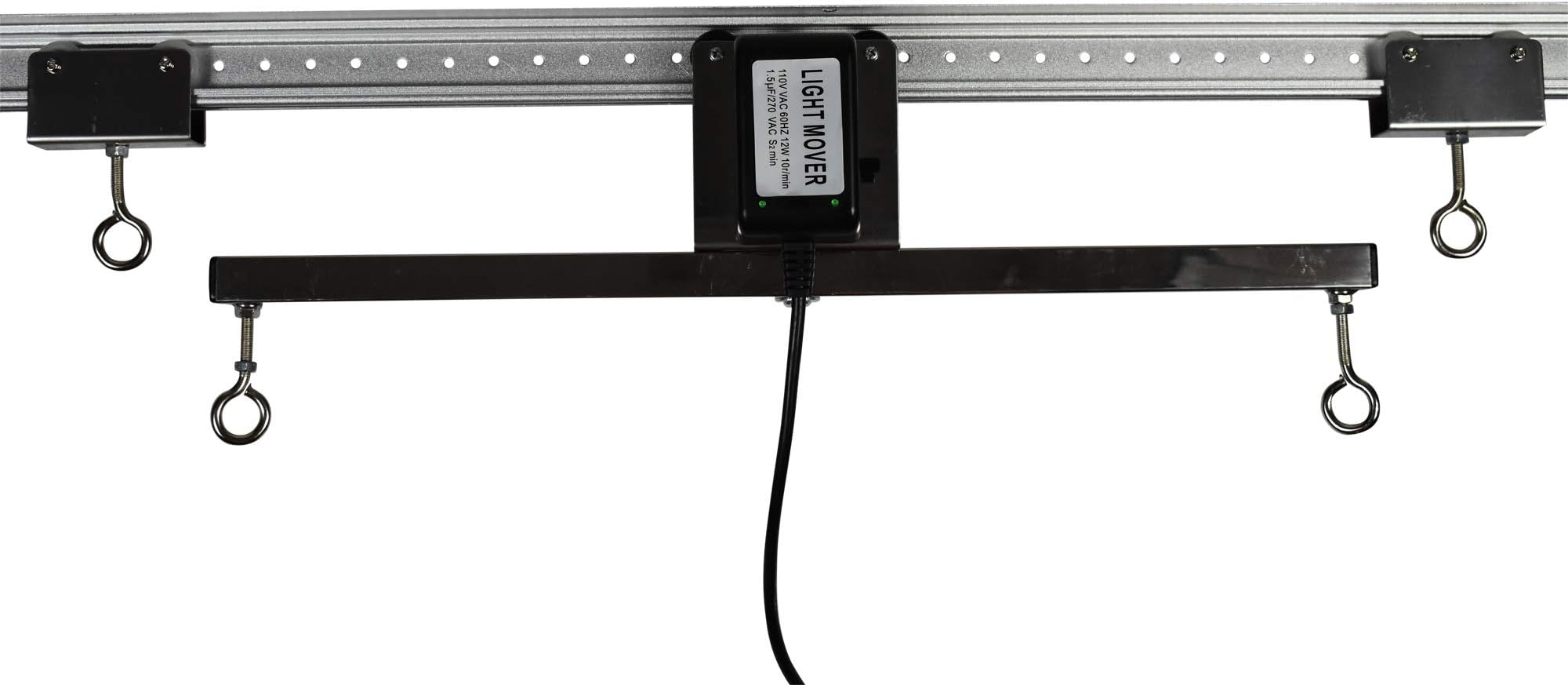 Origin Fleet 83-Inch Grow Light Mover Rail System Kit for Hydroponic Grow Lights with 2 Auxiliary Trolleys