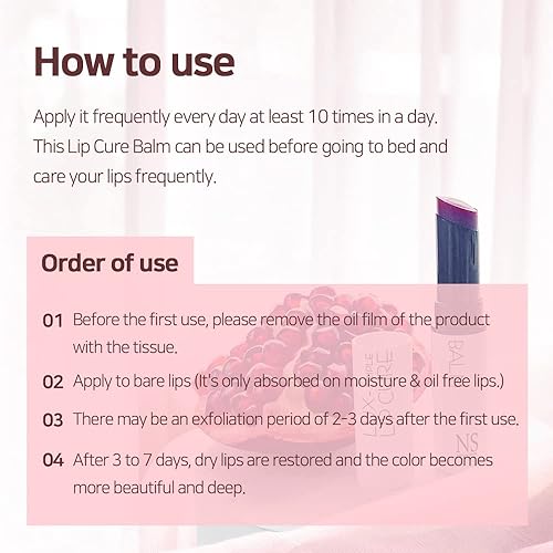 Miniatura 8 de NATURAL SHINE NS BEAUTY Lux Triple Lip CURRE - Bálsamo brillante ATHENA (rojo naranja)  Hidratación y exfoliante de Chapstick  Cuidado de labios