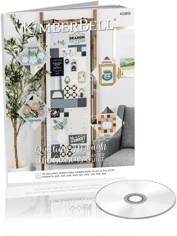 Pattern - Quilting Through the Seasons Machine Embroidery Pattern with Digital Download by KimberBell