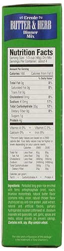 Miniatura 2 de Tony Chachere's Mezcla de arroz con mantequilla y hierbas, 7 onzas (paquete de 6)