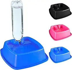 Bebedouro Caes Automatico Garrafa Pet Cachorro Gato Pequeno Grande 450ml 900ml (Azul, 450ml)