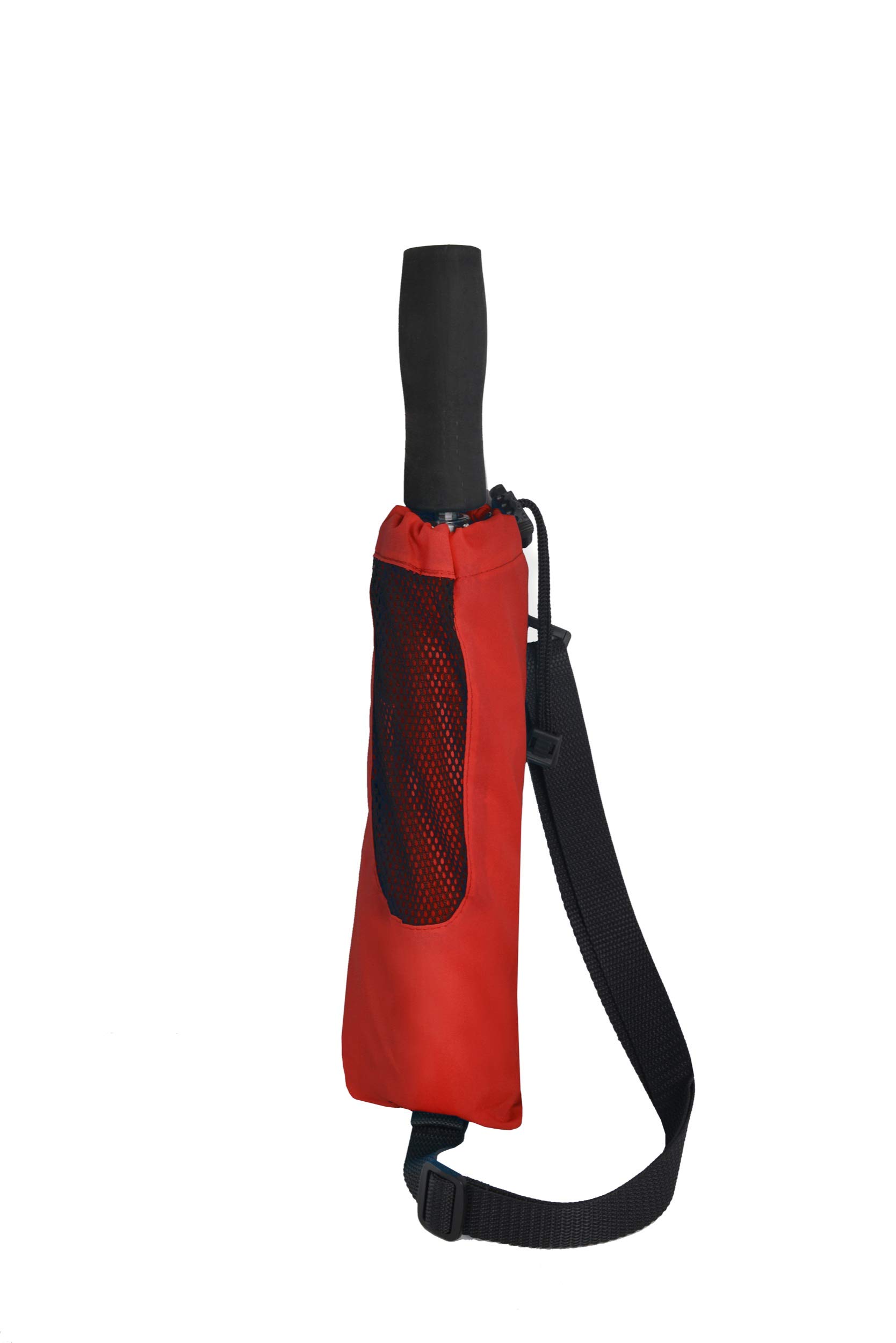 doppler Paraguas de Bolsillo Fiber Golf Trekking - Super Light - con Bandolera