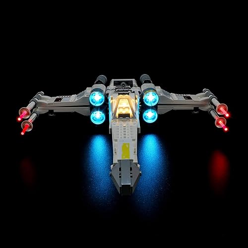 Miniatura 2 de BRIKSMAX Kit de iluminación LED para LEGO-75301 Luke Skywalker's X-Wing Fighter - Compatible con Lego Star Wars Building Blocks Model - No incluye