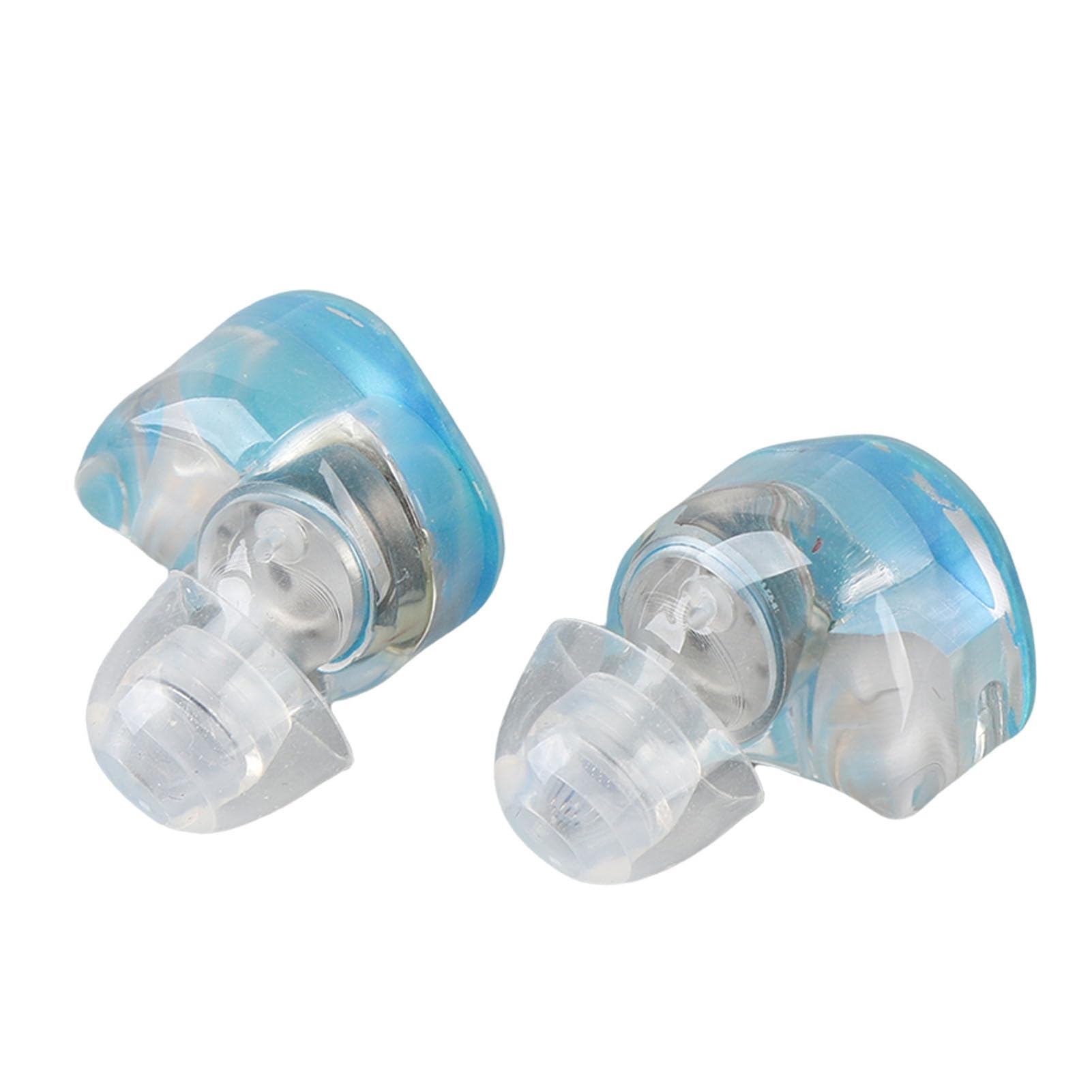 Matybobe Auricolari IEM Auricolari Cablati HiFi Cuffie con Cancellazione del Rumore per Musicisti Cantanti Stage Studio (Azzurro)