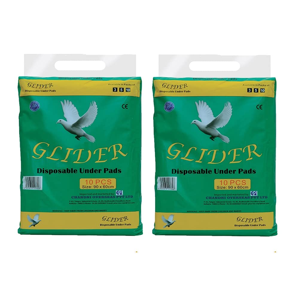 Glider Premium Underpad - Size = 60 X 90 Cm -Large - 20 Pcs (B09DVKX6GJ) Amazon Price History, Amazon Price Tracker