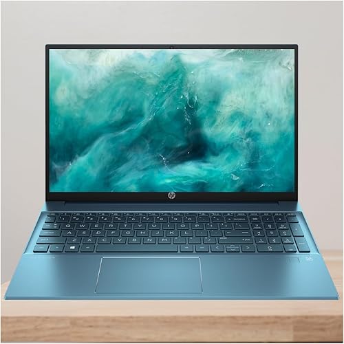 HP Pavilion 15t-eg300 portátil, pantalla táctil FHD de 15.6 pulgadas, procesador Intel Core i7-1355U, 64 GB de RAM, 2 TB SSD, cámara web, lector FP,