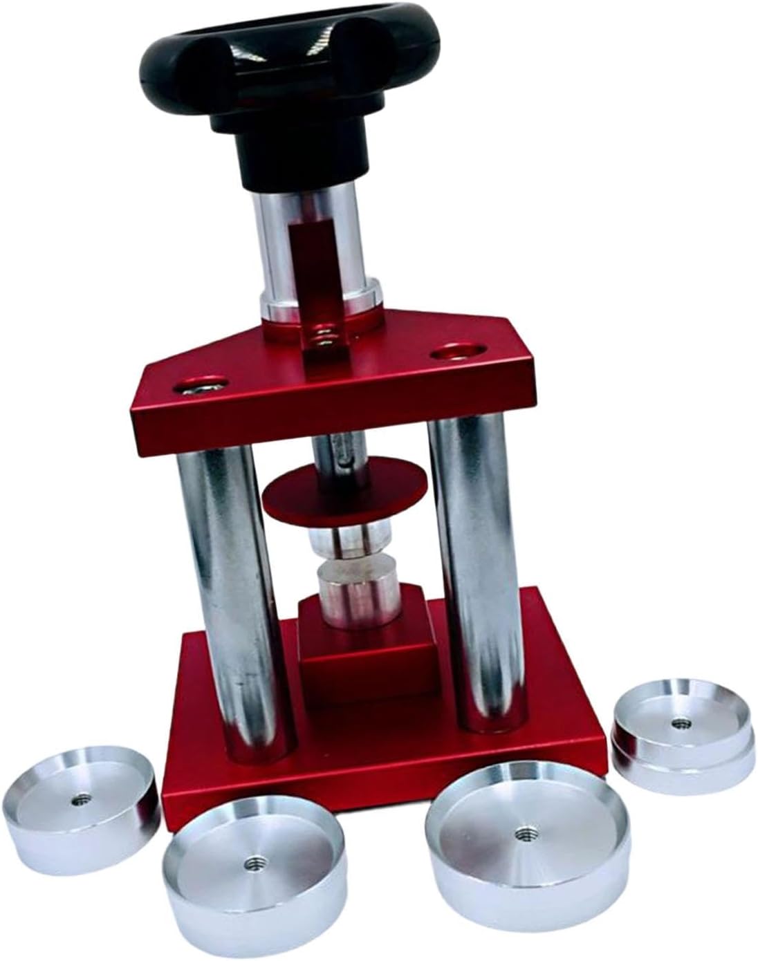 Watch Press Tool Set Watch Repair Tool with Aluminum Dies Watchmaker Repair Kit for Battery Replacement Closing The Cover
