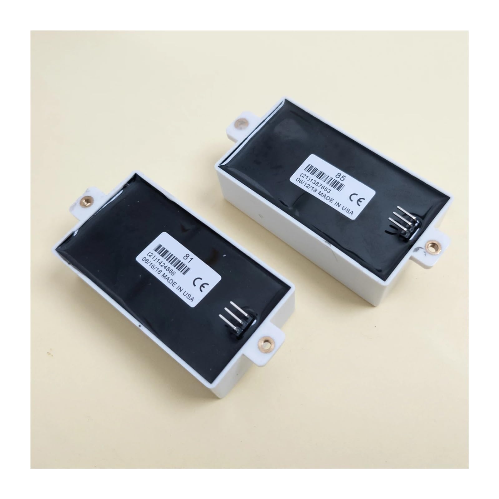 HH Active Pickup 81 85 Juego de pastillas Humbucker for guitarra eléctrica blanca, ollas de eje corto y cableado, accesorios for guitarra(Pickups Set 2 Pot)