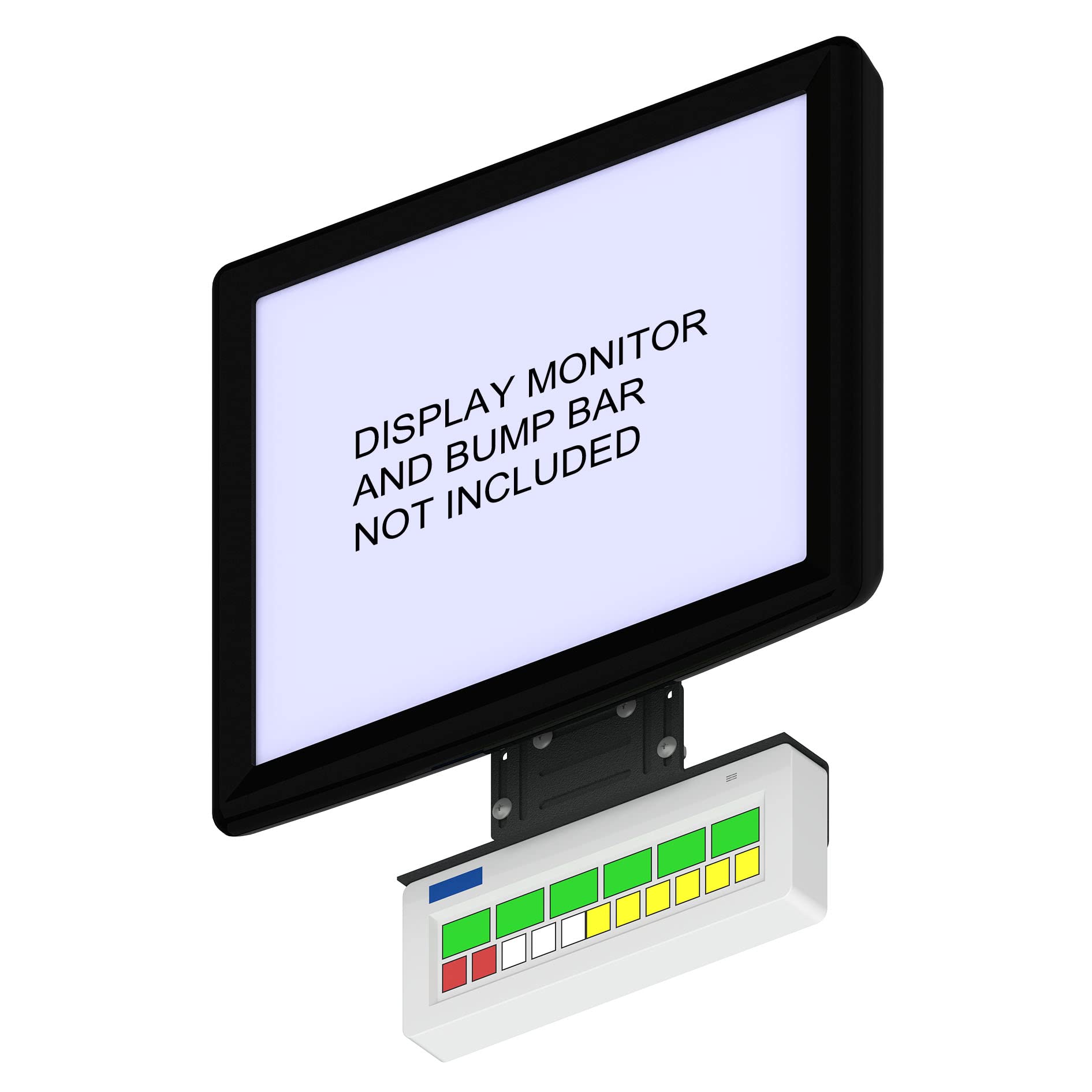 Logic Controls KB1700 Bump Bar Mount, 50/75/100mm VESA Compatible