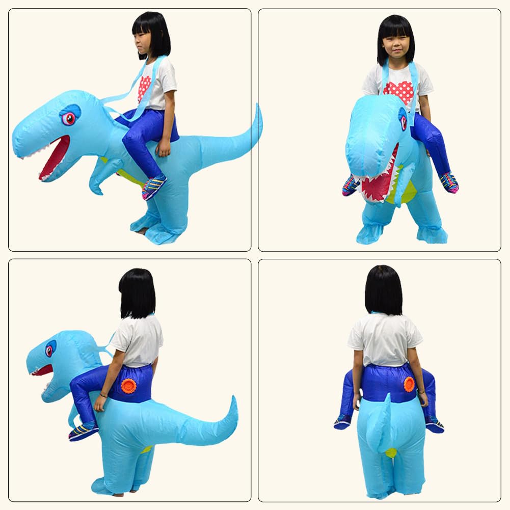 LOLANTA Costume da bambino in costume da dinosauro gonfiabile Stegosaurus spinoso per bambini