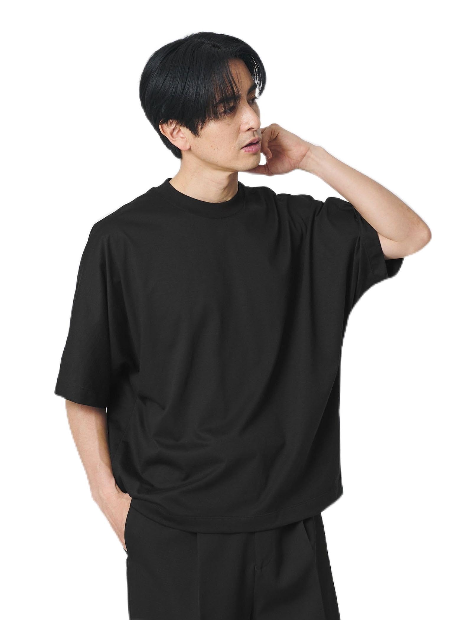 [ビューティー&ユース ユナイテッドアローズ] スビン ドルマン ハーフスリーブ クルーネック Tシャツ 12172000013