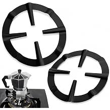 2 Pack Gas Ring Reducer,Cast Iron Stove Trivet for Coffee Pots