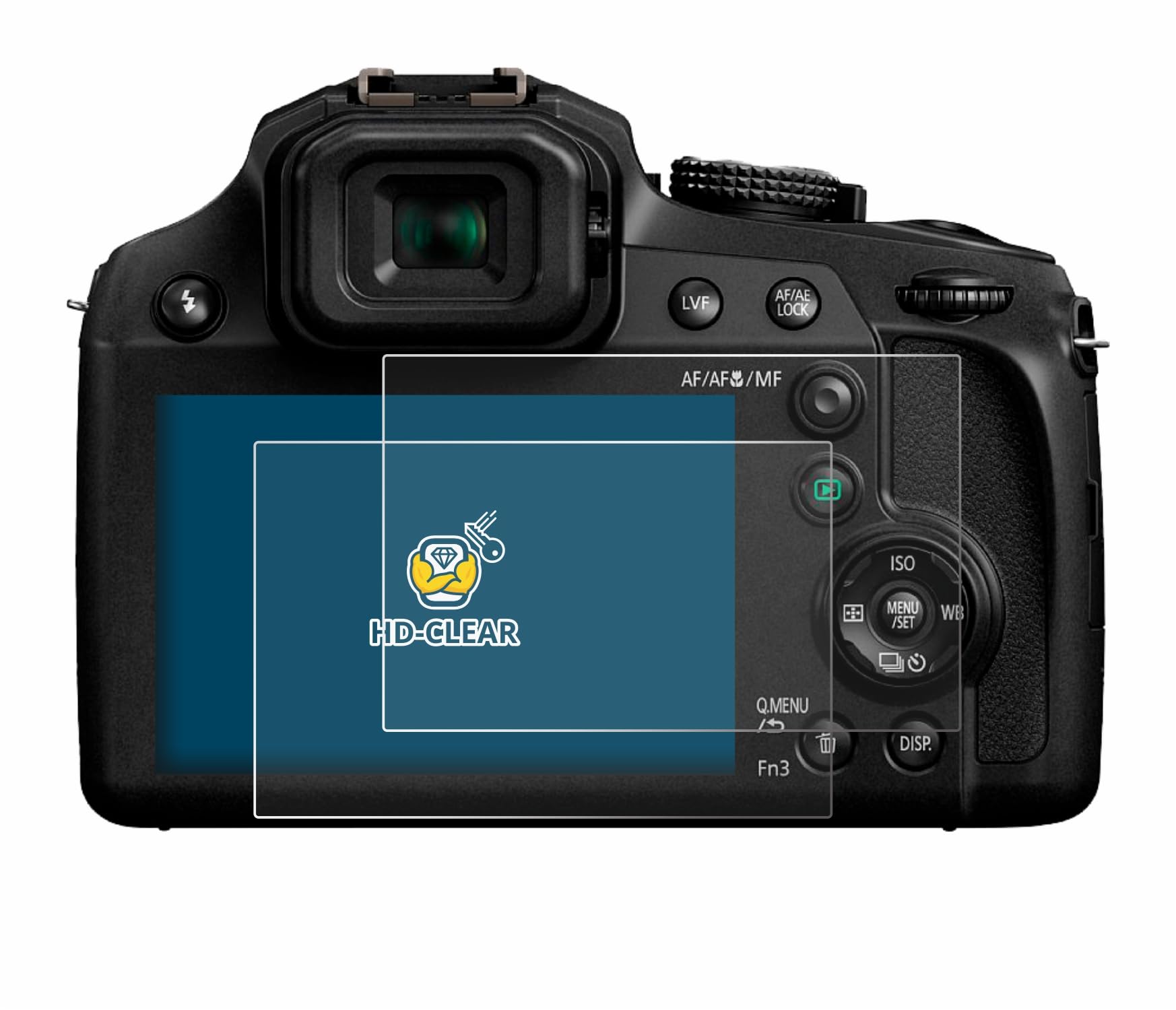 BROTECT (2 Stück Schutzfolie für Panasonic Lumix DC-GX880 Displayschutz Folie Made in Germany, Ultra-Klar
