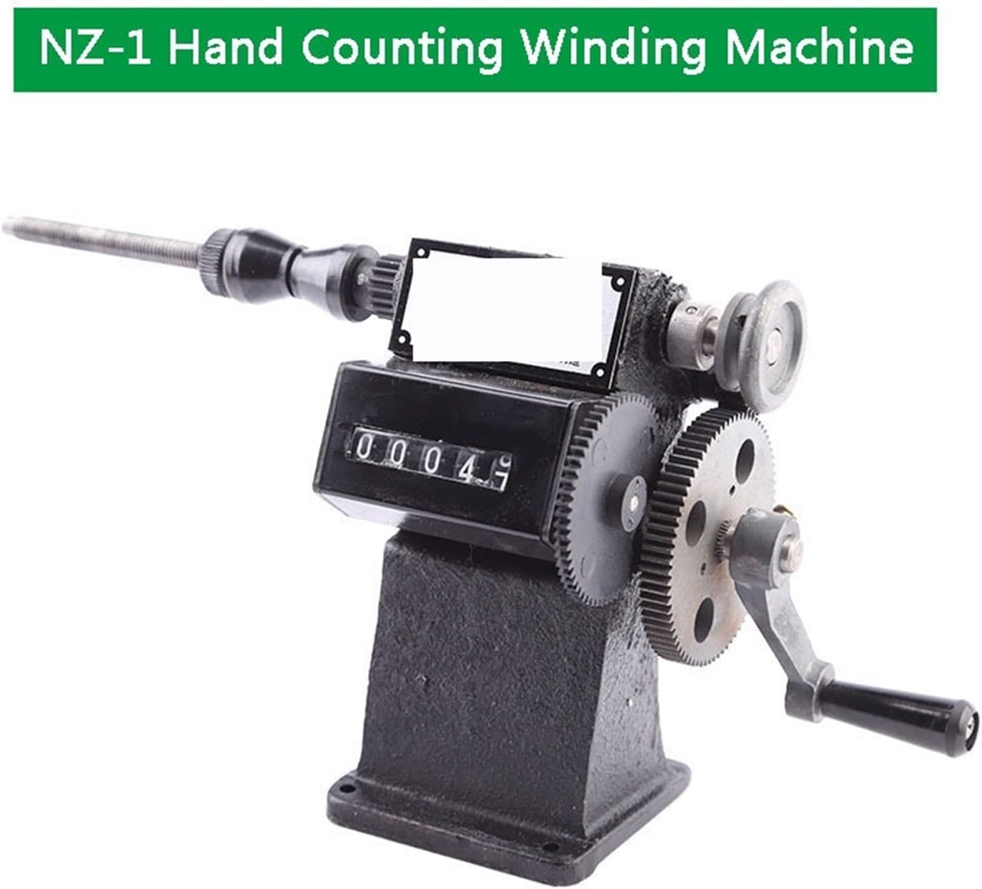 Coil Winding Machine, NZ-1 Hand Crank Electronic Counting Winding Machine, Small Home Hand Winding Machine, Stranding Machine Mini Count Winding Tools