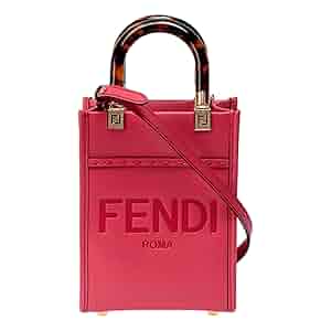 FENDI Sunshine Shopper Fuchsia Pink Small Handbag Crossbody