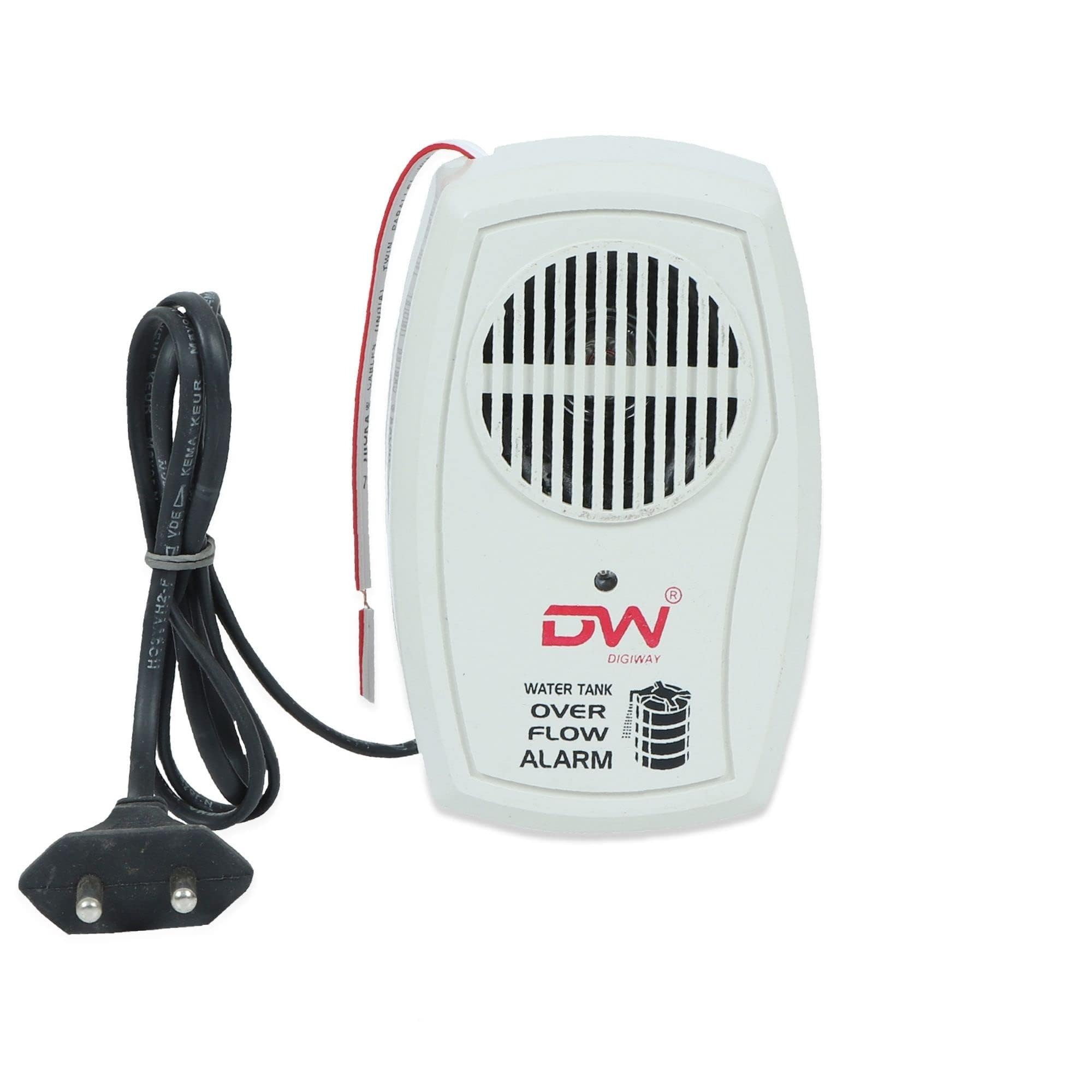 Digiway Electric Water Tank Overflow Alarm for Save Water and Electricity || Alarm for Securities || Loud Sound || Save Water (White) (B0CFDSPX6Y) Amazon Price History, Amazon Price Tracker