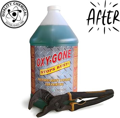 Miniatura 4 de Quality Chemical Oxy-Gone - Removedor de óxido y tratamiento de metales, reformador de óxido, removedor de óxido, removedor de óxido de metal,