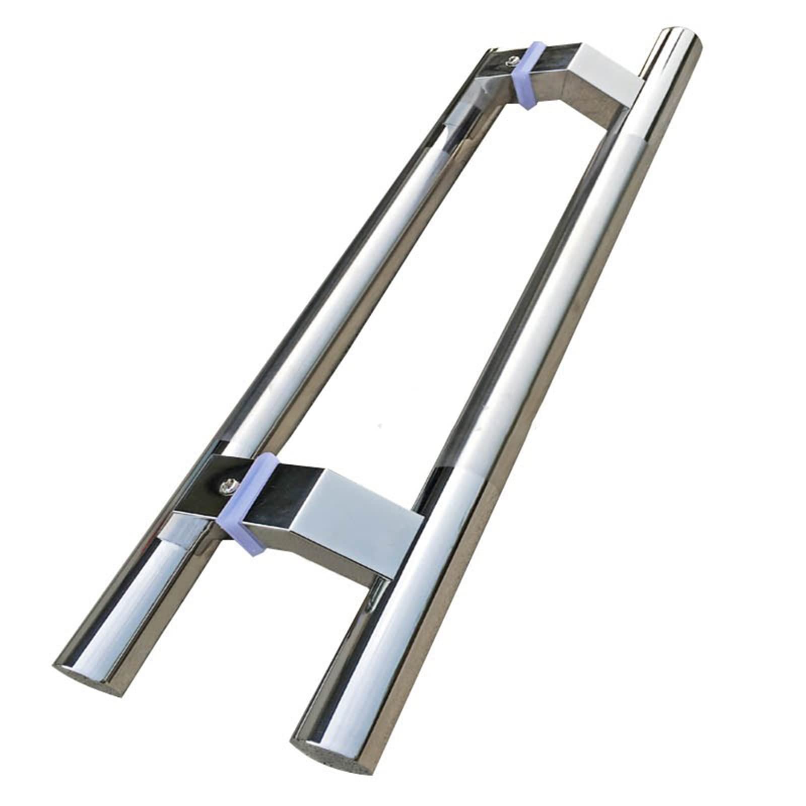CWCQGH Sliding Barn Door Shower Door Silver Barn Sliding Door Handle, 23.6/31.4/39.3/47.2/59 Inch Push Pull Door Handle for Interior Exterior Glass/Wooden Gates,80cm/31.4in