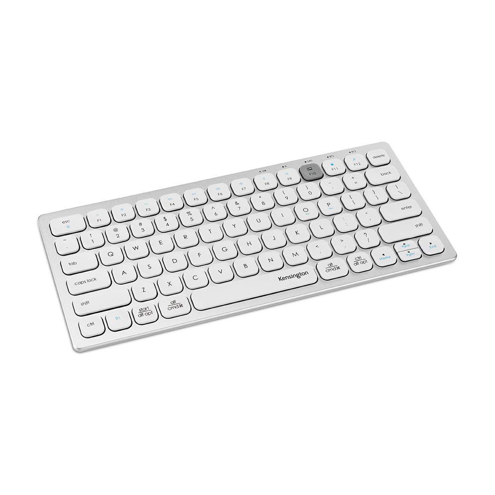 KensingtonMulti-Device Dual Wireless Compact Keyboard - Silver (K75504US)