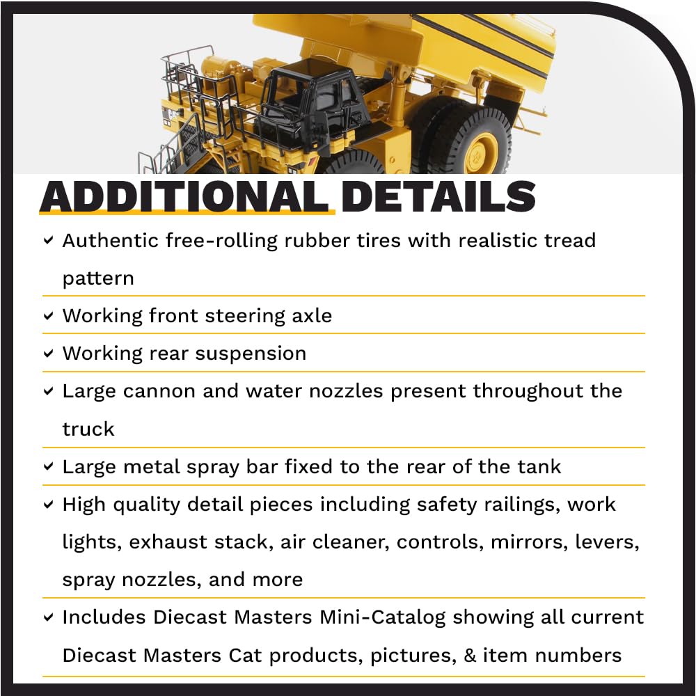 Amazon.com: 1:50 Caterpillar MWT30 Mega Mining Truck Water Tank