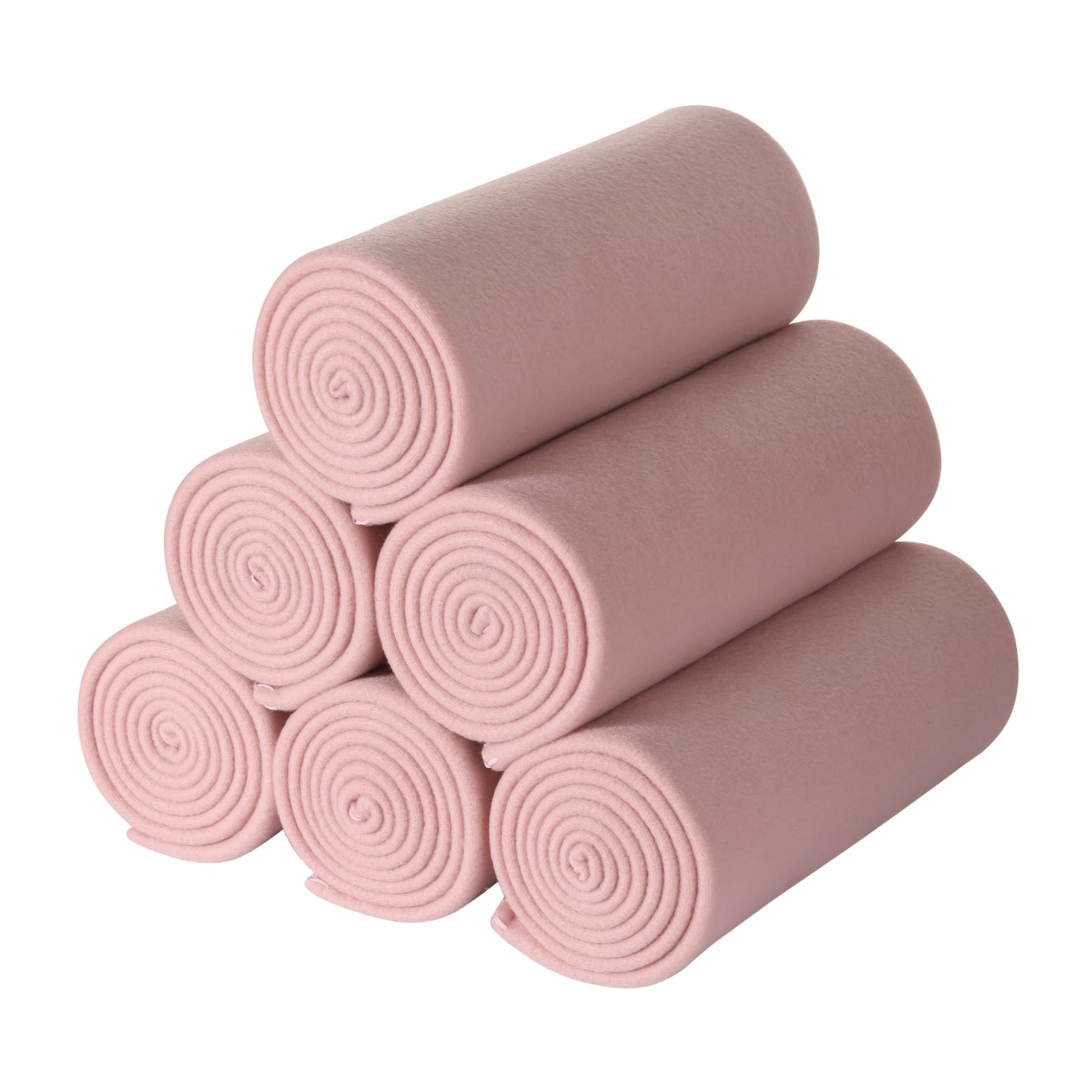CAI TENG Fleece Throw Blanket Blankets 6 Pack Small Blanket Soft Kid Cozy Lightweight for Couch Bed Travel Throw Blanket Bulk Pet Blanket Warm Fleece Picnic Solid for Home Sofa 125 X 150 CM Pink — image 1