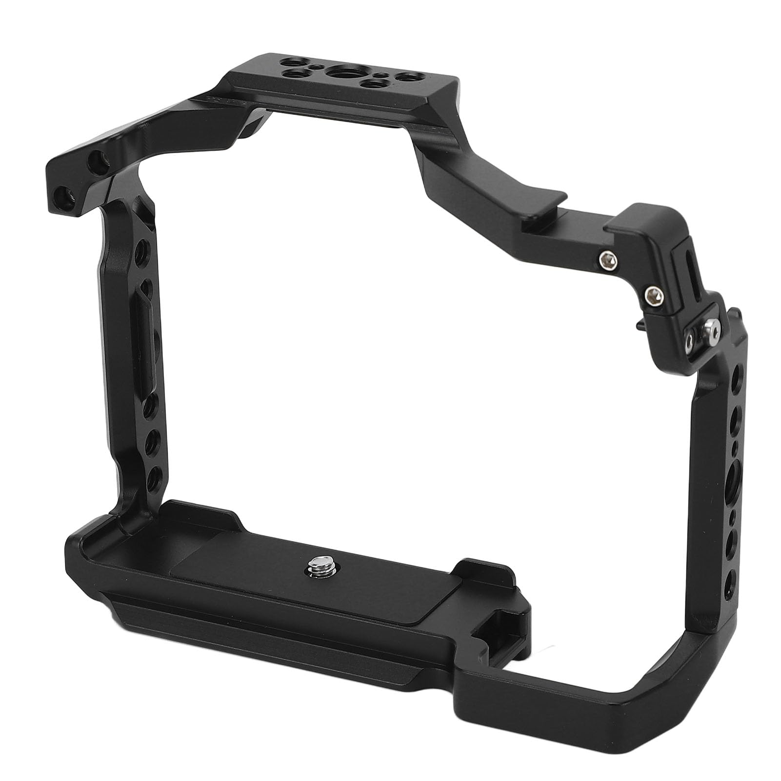 Jaula de Cámara S5 II, Estabilizador de Plataforma de Cámara para Hacer Videos de Aleación de Aluminio con Orificio de Tornillo de 1/4 3/8 Pulgadas, Interfaz de Zapata Fría, para