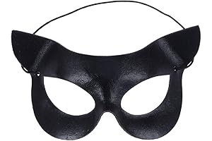 BinaryABC Halloween Costume Mask: Unleash Your Inner Catwoman