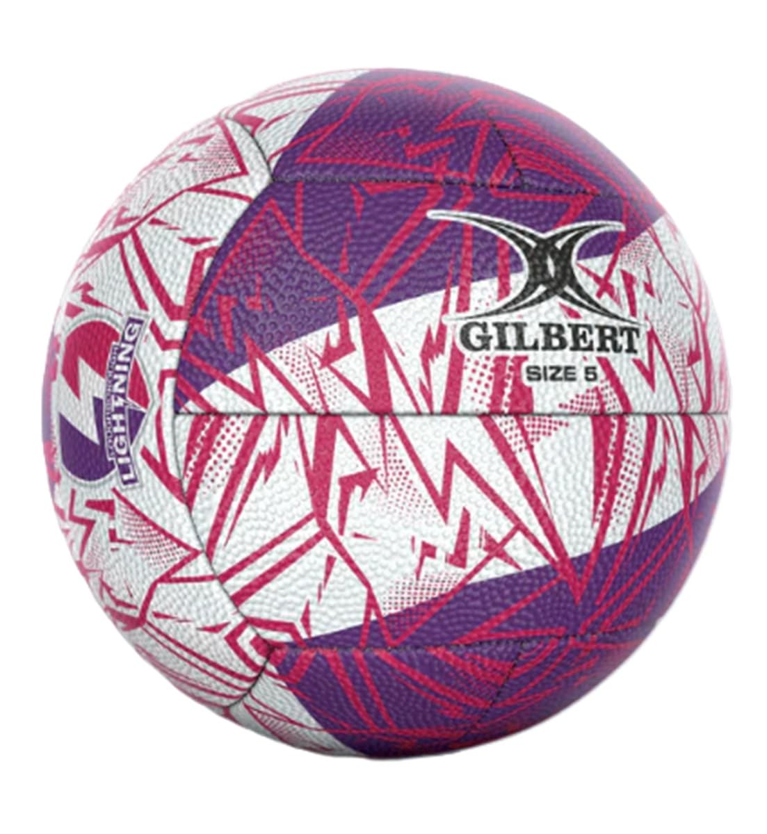 Gilbert Netball Super league Loughborough Lightning Supporter Ball - Size 5