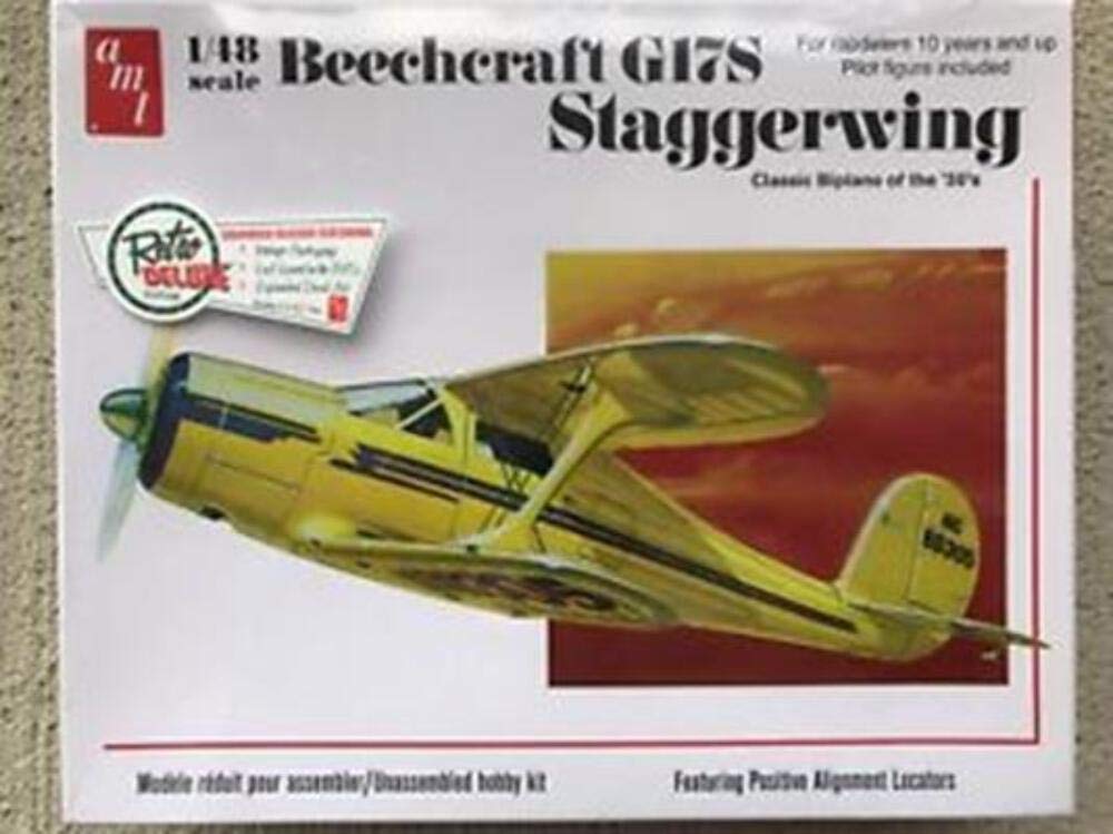AMT 1:48 Scale Beechcraft G17S Staggerwing Model Kit