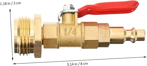 Miniatura 2 de Yardwe Adaptador de soplado, accesorios de aire, kit de furgoneta, adaptador de manguera de agua, adaptador de soplado para autocaravana, adaptador