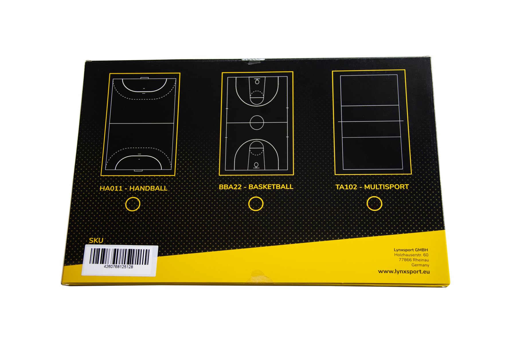 POWERSHOT Tableta/Pizarra táctica Eco-Responsable (sin Tinta) para Hanball - Balón Mano