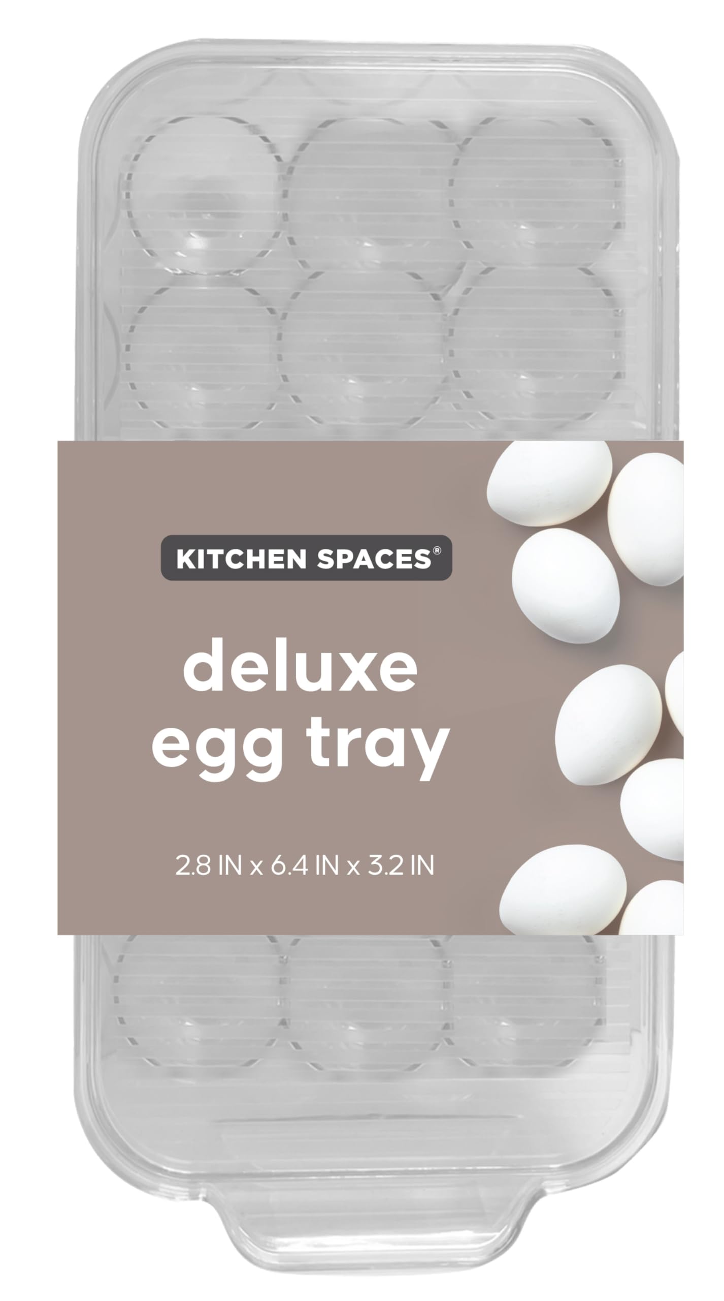 Amazon.com: Kitchen Spaces Deluxe Egg Tray, Holds 18 Eggs