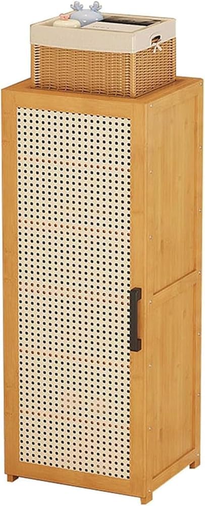 Étagère à chaussures en bambou de qualité supérieure avec porte d'entrée