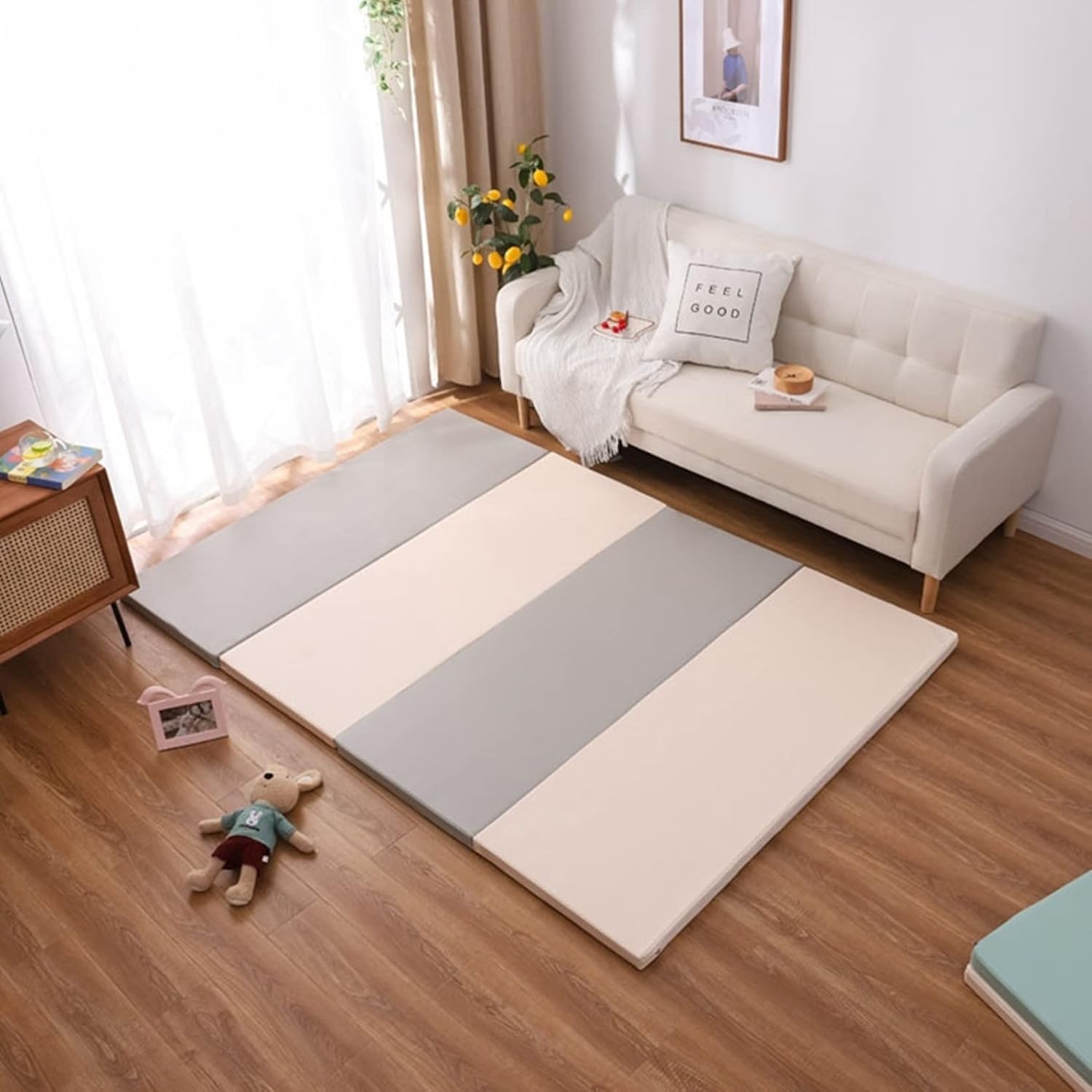 popomi 抗菌プレイマットCLEAN 140×200cm ベージュ 楽天市場】popomi