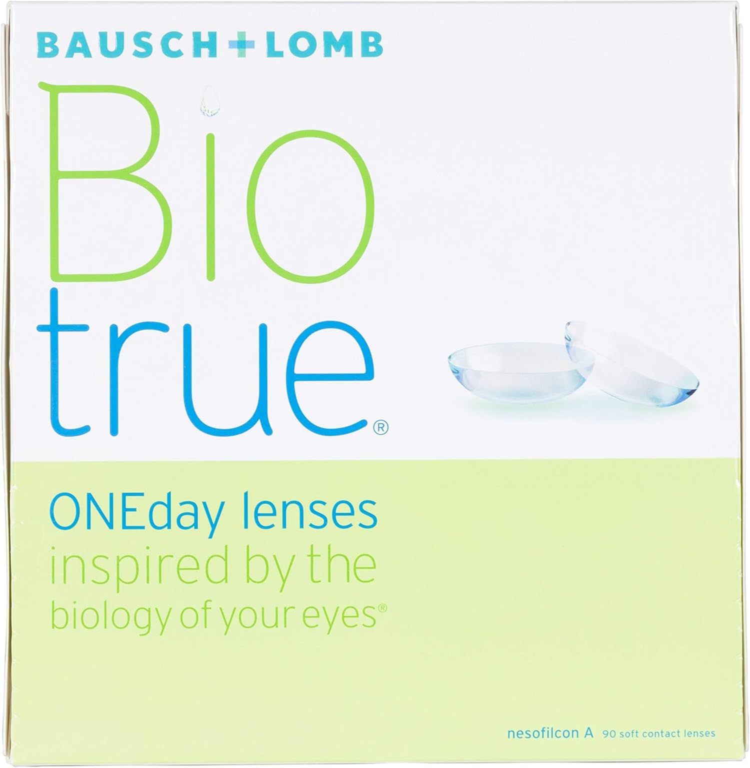Biotrue ONEday Lenti a Contatto Giornaliere Correttive, 90 Lenti, BC 8.6 mm, DIA 14.2 mm, -8.0 Diopt