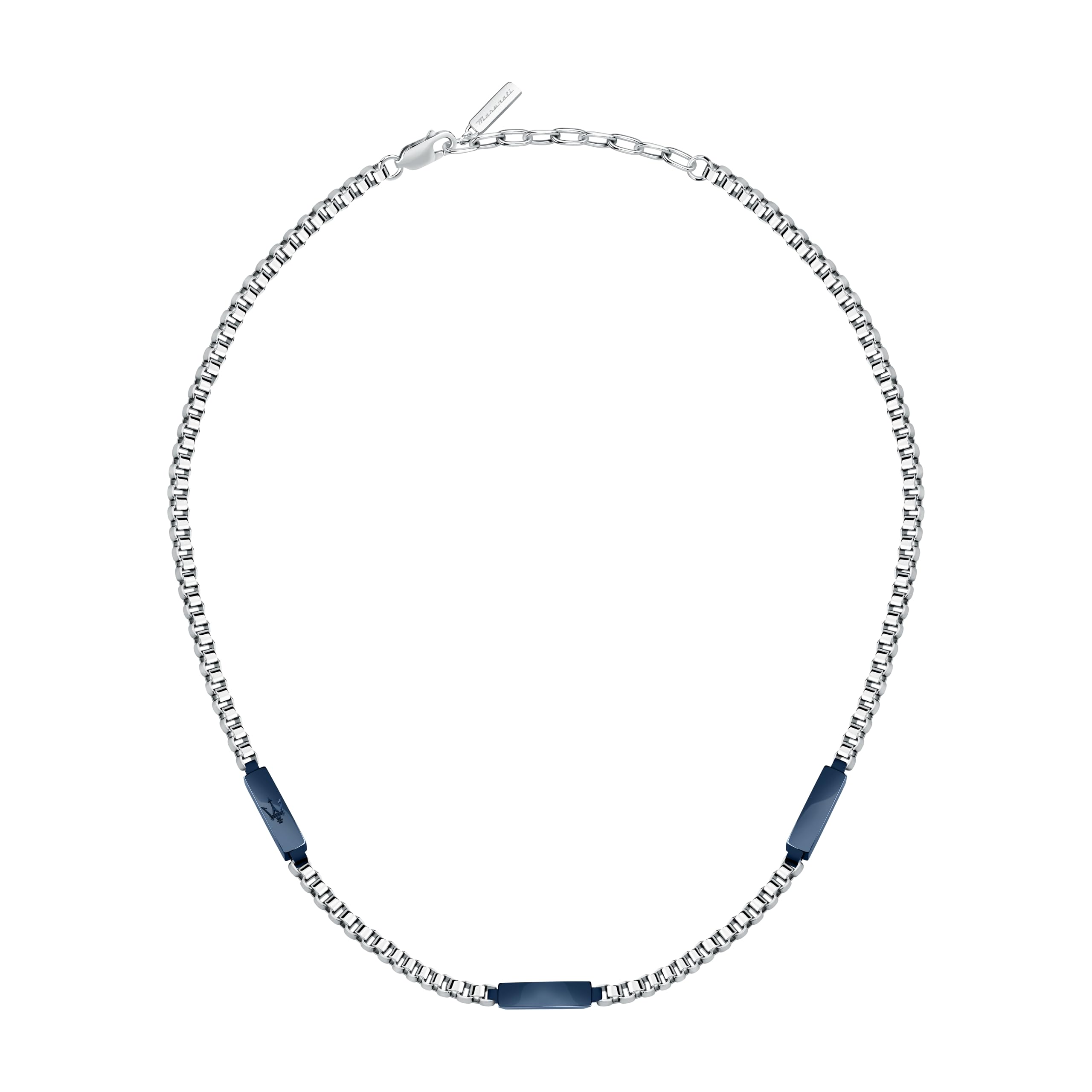 MASERATI Collana Uomo in Acciaio, Collezione ICONIC, Idee Regalo Fidanzato, Amico, Papà - JM425AVD109