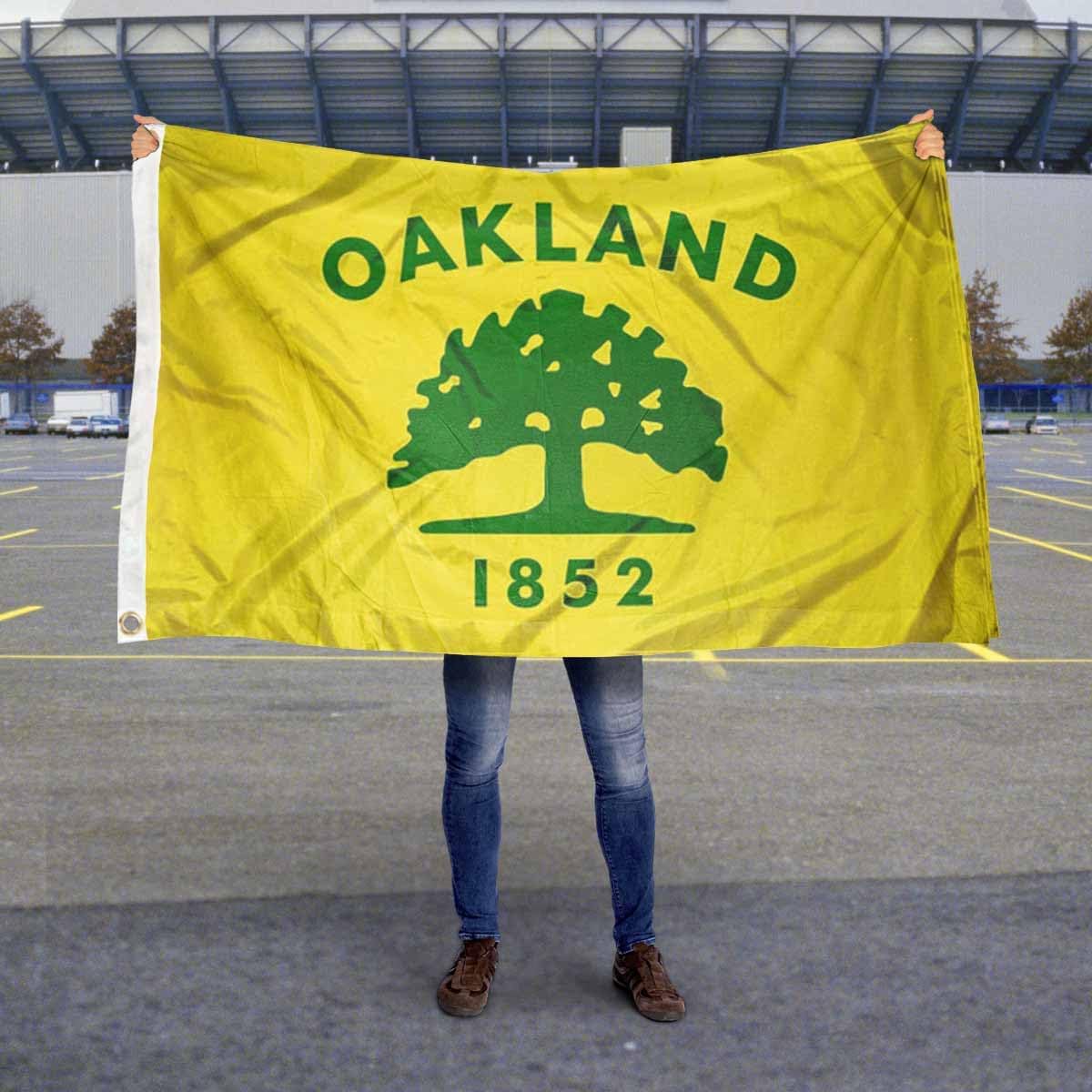 City of Oakland Flag 3x5 Foot Banner
