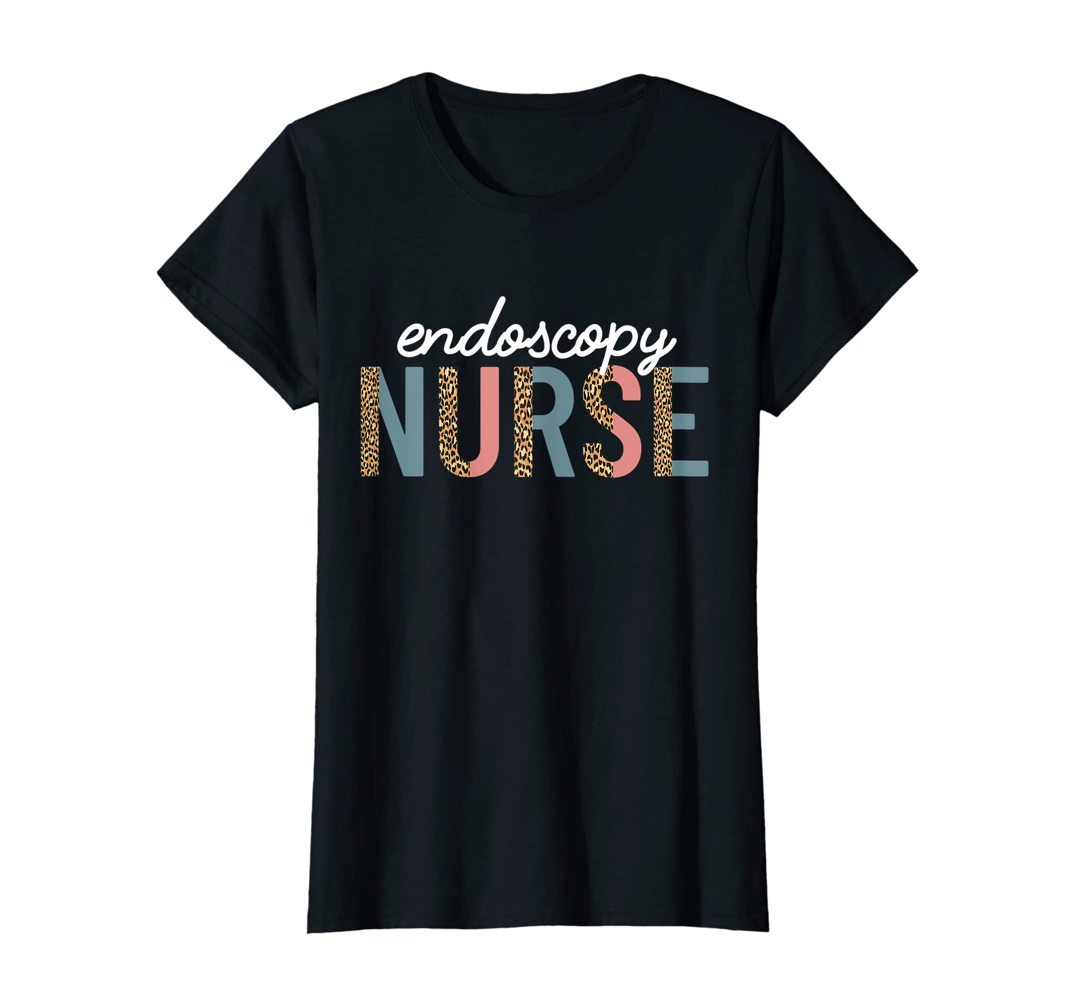 Endoscopy Nurse Endo Nurse Nursing ApparelEndoscopy Nurse Appreciation Endoscopy Nursing Leopard Print T-Shirt