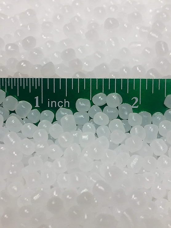 Poly Beads (5 LBS) Plastic Pellets for Filling & Stuffing Weighted Blankets, Vests, Reborn Dolls, Stuffed Animals, Draft Stoppers, | Machine Washable & Dryable || Made in USA