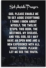 Set Aside Prayer Poem Art Poster (1) Canvas Print Wall Art Decoration Living Room Office Bedroom Aesthetic 08x12inch(20x30cm) Unframe-style