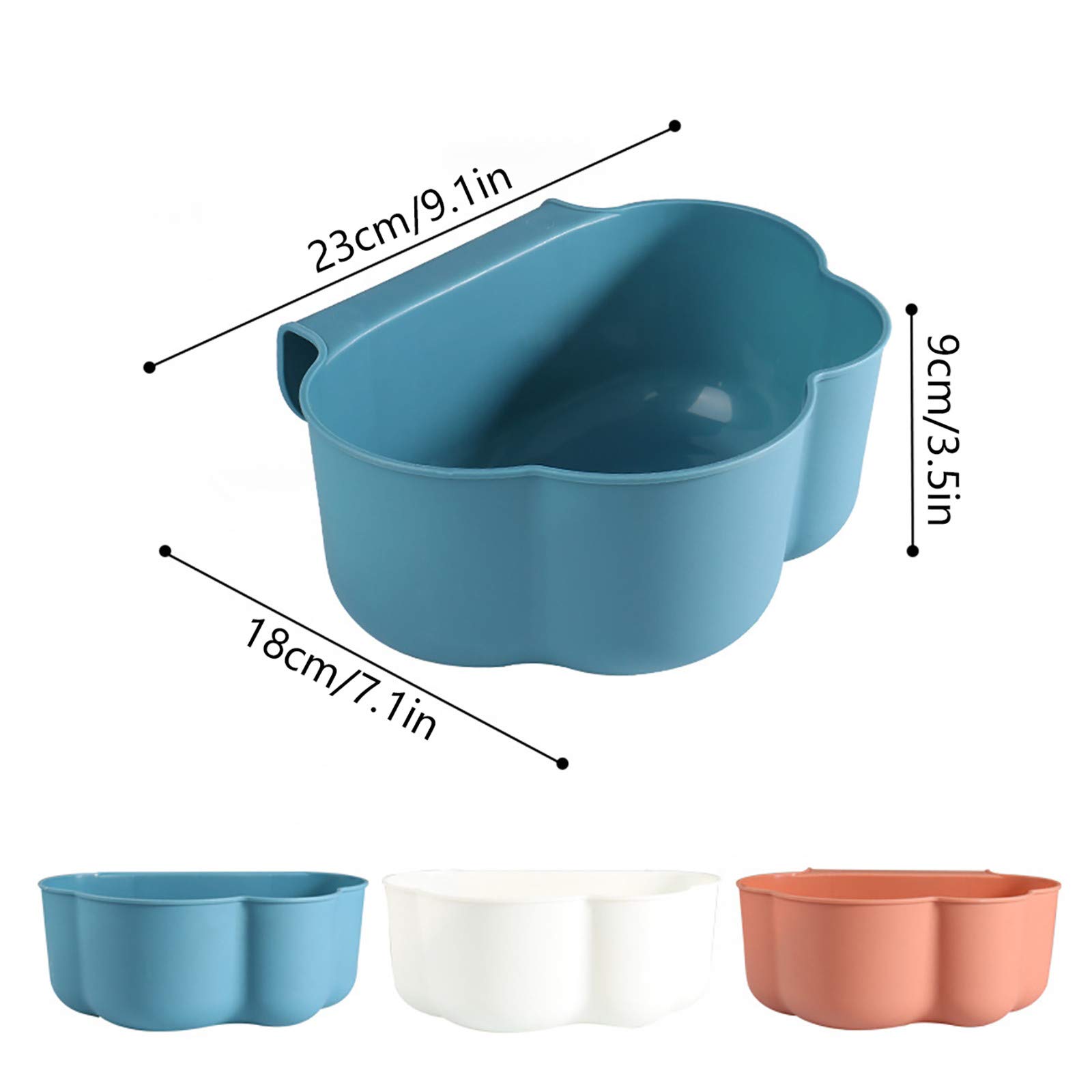 Generisch Wickeltisch Organizer, wickelkommode organizer,Wickeltisch Organizer Zum AnhäNgen, WaschschüSsel Baby FüR Wickeltisch, Auffangschale, KüChenabfalleimer FüR HausmüLl Aufbewahrung (001Weiß)
