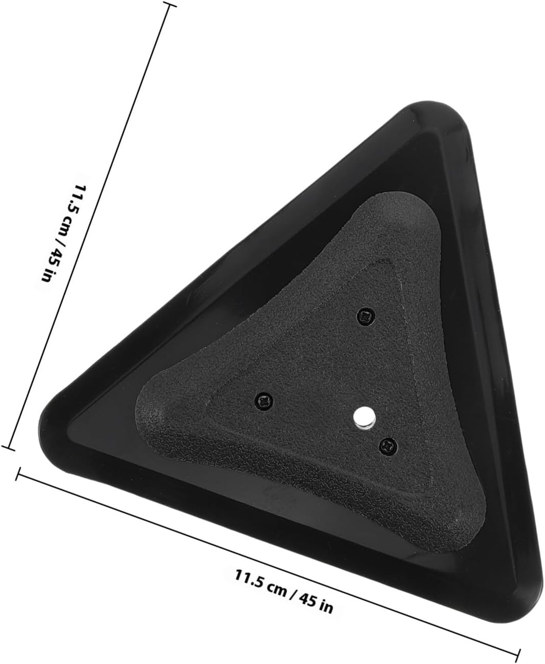 MAGICLULU Silicone Triangle Squeegee Scraper Car Window Cleaning Tool for Vinyl Wraps and Ppf, Black Multifunctional Car Detailing Scraper for Snow and Rain Removal