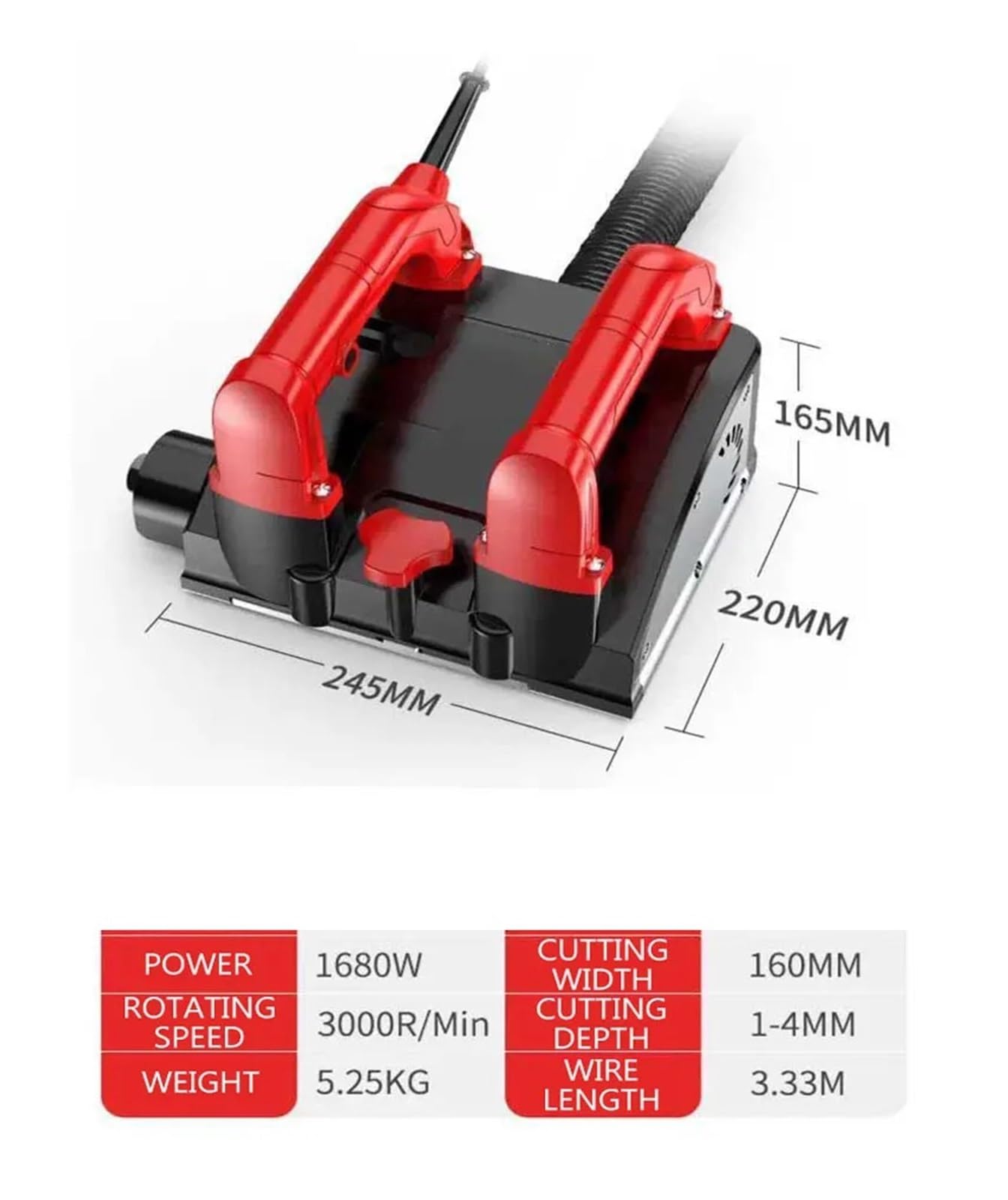 Strug elektryczny, Szpachlówka o mocy 1180 W. Bezpyłowa renowacja ścian betonowych. Łopata szara. Automatyczna łopata ścienna.