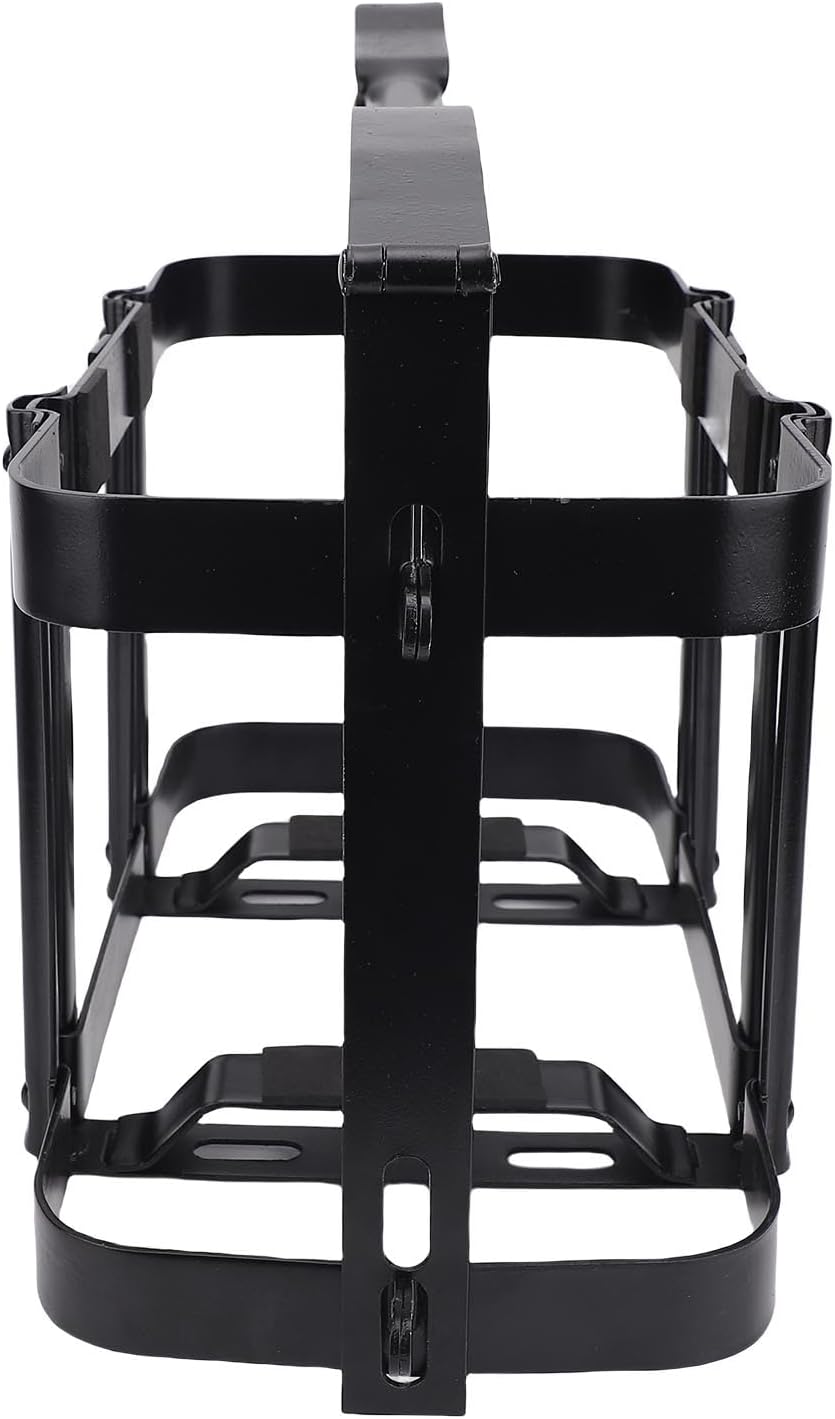 Gas Can Holder Rack Carbon Steel Lockable Gas Can Mount Bracket 5 Gallon 20 Liter Jerry Can Holder for Trucks SUVs ATVs Trailers