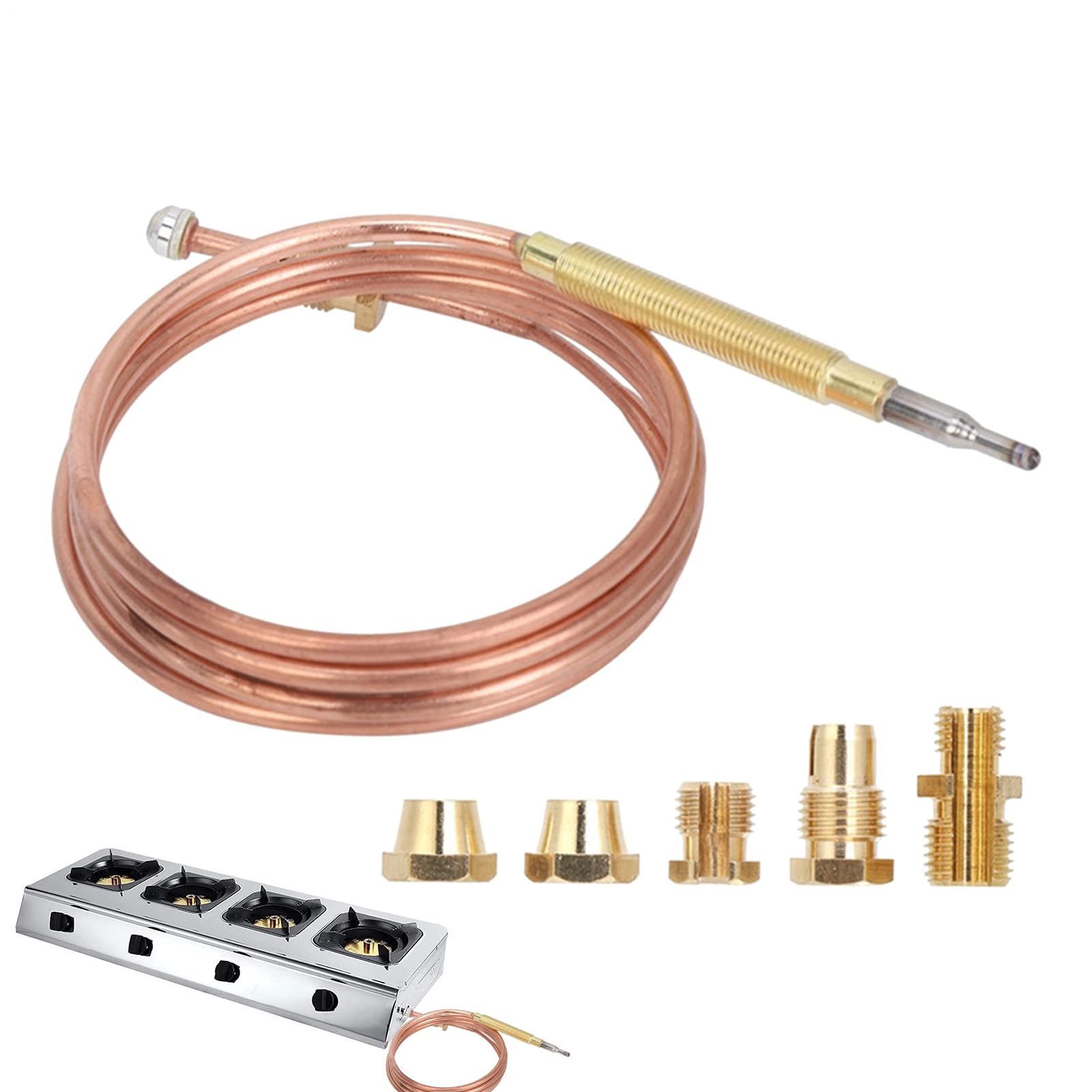 Thermoelement-Flammensensor – Isolierte Messgeräte, Präzisionseinheit, hitzebeständige Konstruktion | Industrielles Sicherheitszubehör für Kessel, F