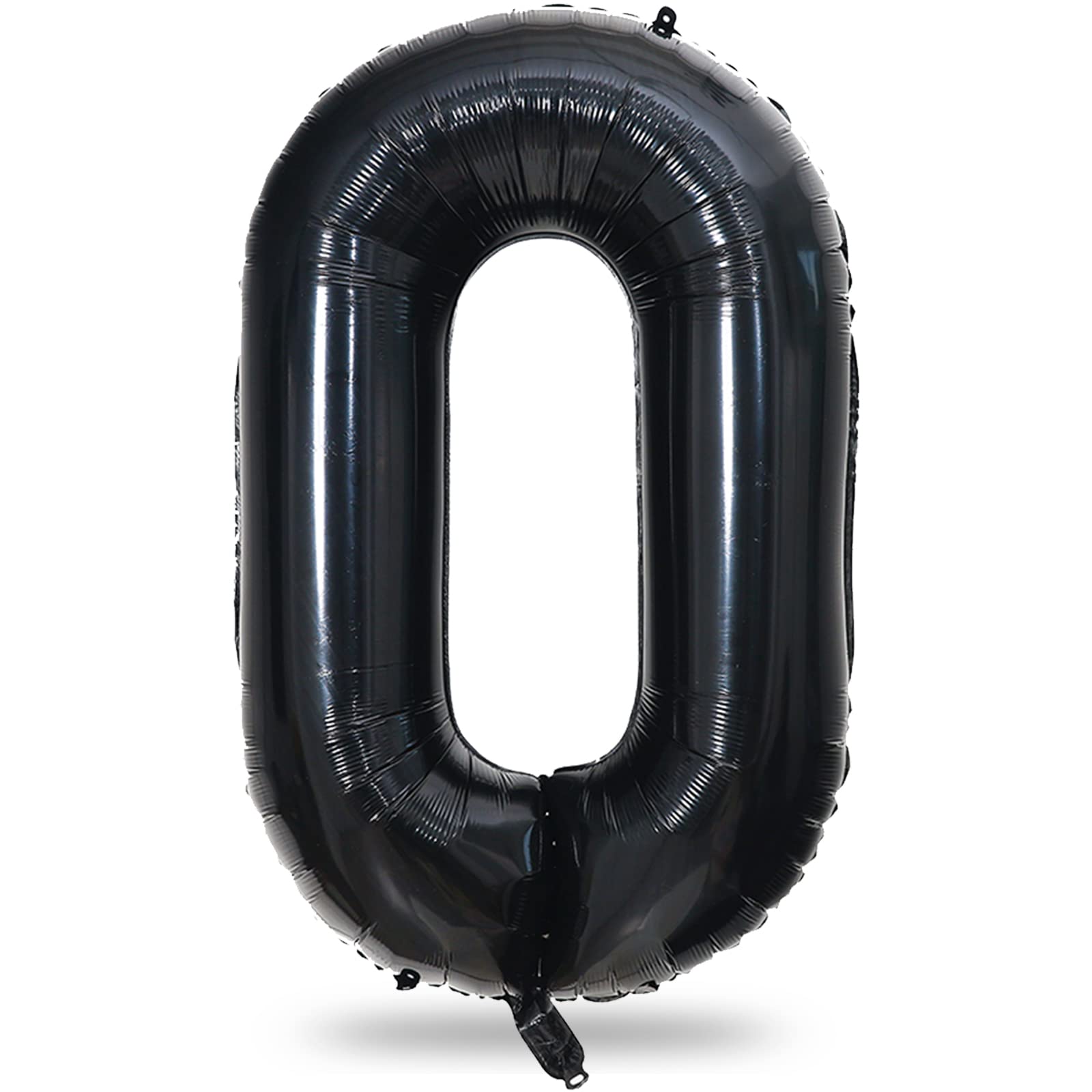 Photo 1 of Black Number 0 Balloon for Girls Boys, 40 Inch Large Number 0-9 Foil Mylar Helium Digital Balloons Set for Women Men Birthday Graduation Anniversary New Year Eve Party Decorations Celebration Supplies