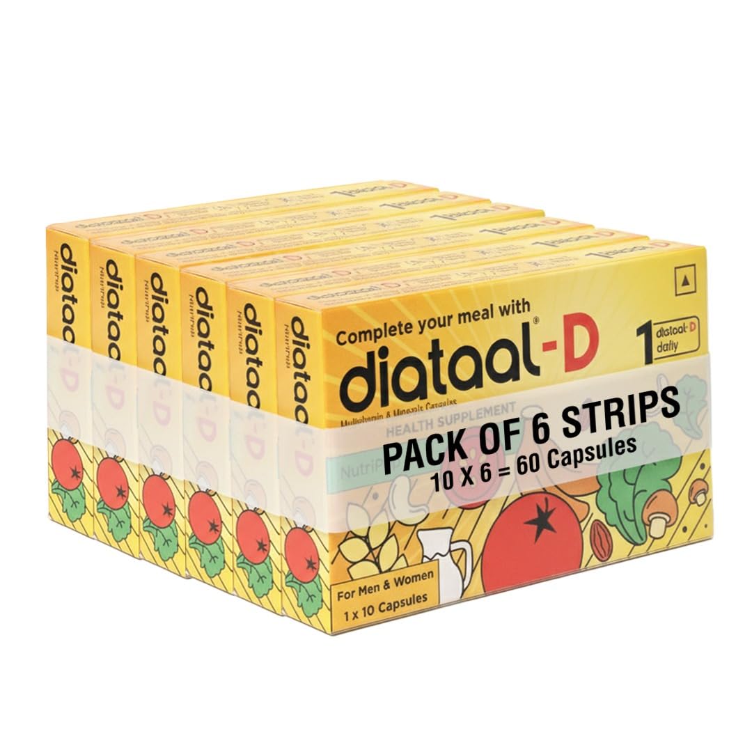 Diataal-D Vitamin D3 400IU | Multivitamin for Men & Women with Vitamin D3, ALA, B6, B12, B3, B9, Magnesium, Zinc and Copper | Energy, Immunity, Performance & Heart Health | 30 Capsules — Amazon image 10