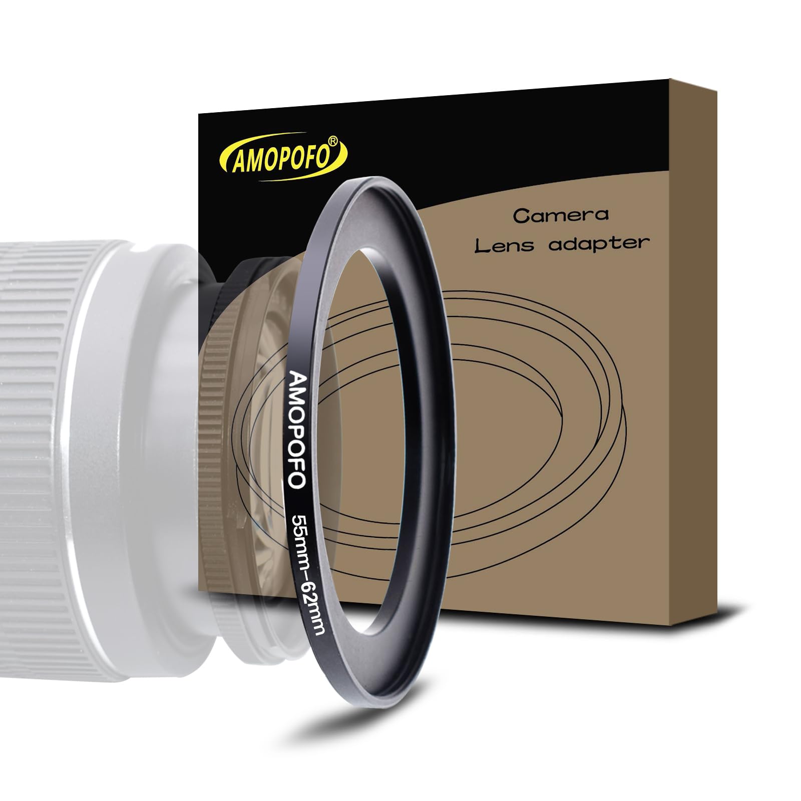 67mm to 82mm Step Up Ring For Filters,67mm-82mm Camera Filter Ring,Made Of CNC Machined space aluminum With Matte Black Electroplated Finish.for 82mm UV,ND,CPL Camera Filter accessories — view 36